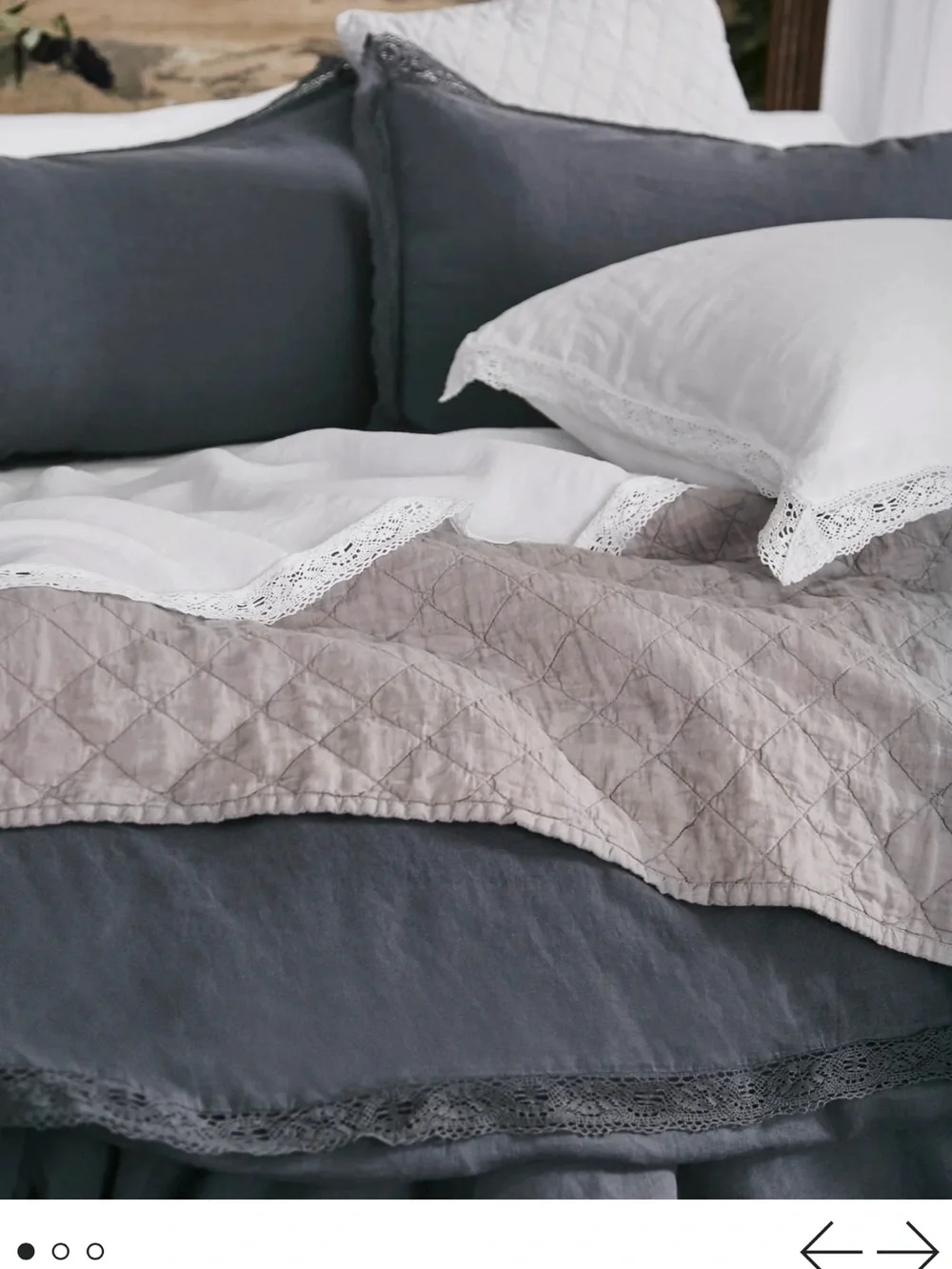Matteo LA ida linen quilt